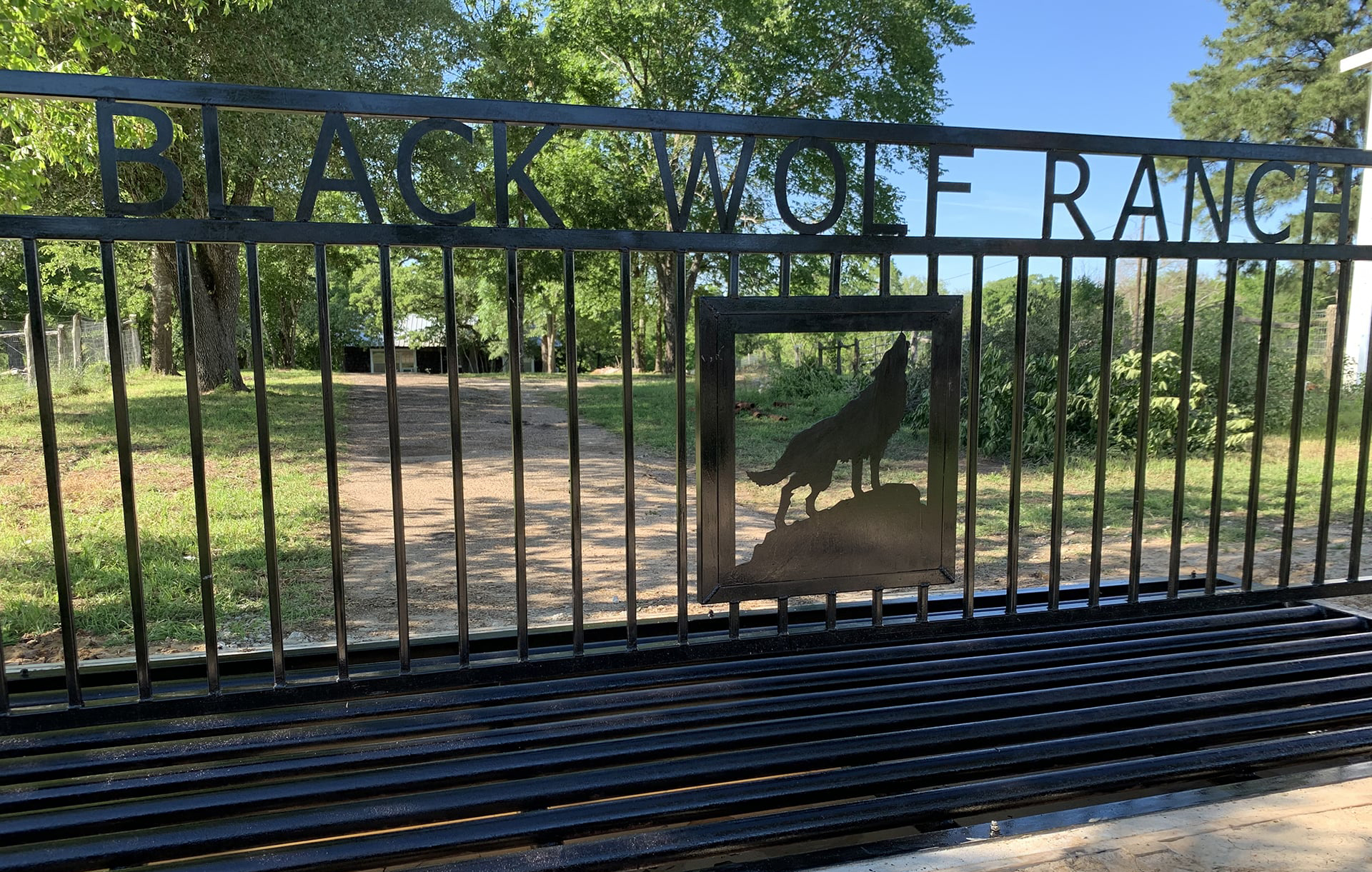 black wolf ranch gate